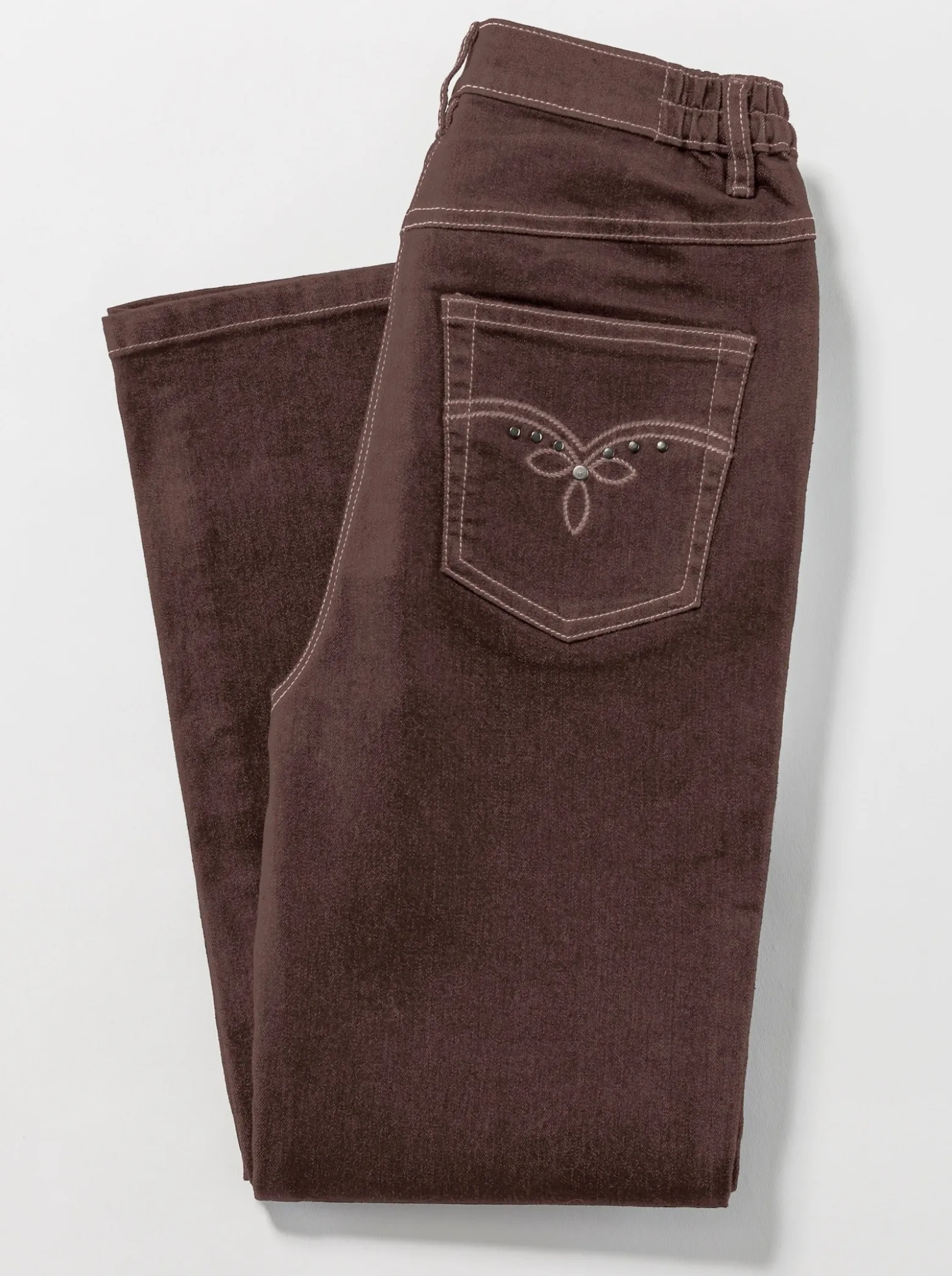 5-Pocket-Jeans mit Stickerei-Motiv