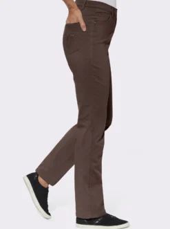 5-Pocket-Jeans mit Stickerei-Motiv
