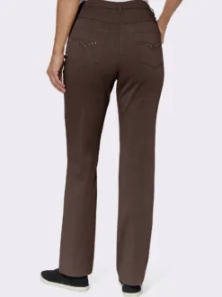 5-Pocket-Jeans mit Stickerei-Motiv