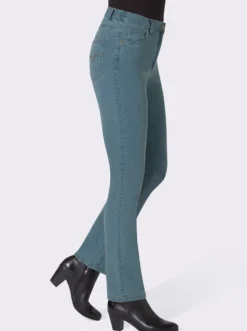 5-Pocket-Jeans mit Stickerei-Motiv