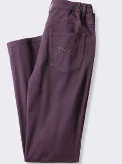 5-Pocket-Jeans mit Stickerei-Motiv