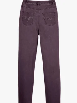 5-Pocket-Jeans mit Stickerei-Motiv