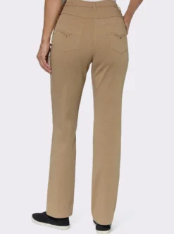 5-Pocket-Jeans mit Stickerei-Motiv