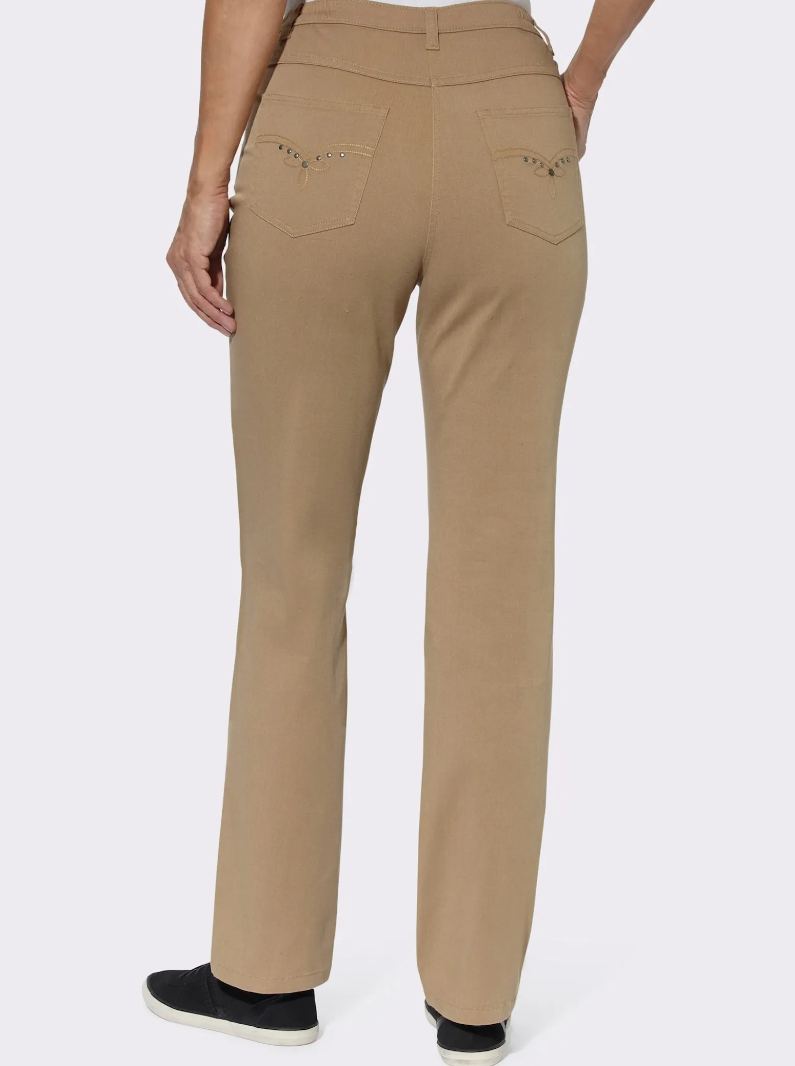 5-Pocket-Jeans mit Stickerei-Motiv