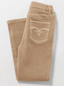 5-Pocket-Jeans mit Stickerei-Motiv