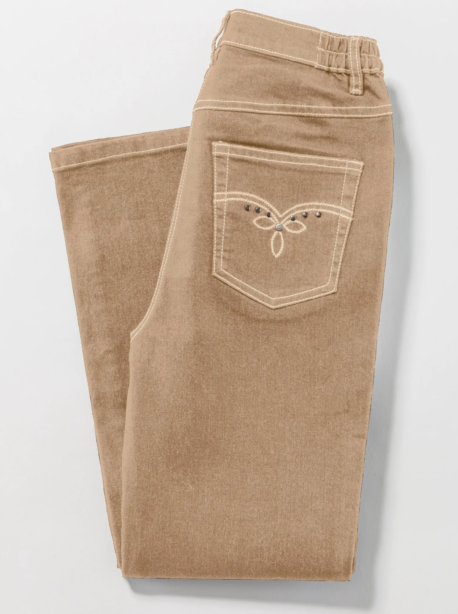 5-Pocket-Jeans mit Stickerei-Motiv