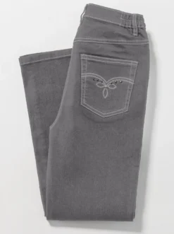5-Pocket-Jeans mit Stickerei-Motiv