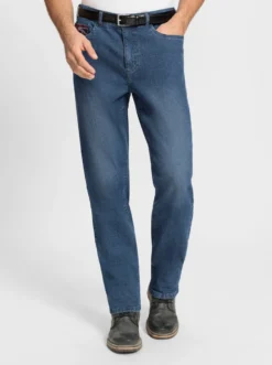 5-Pocket-Jeans mit Used-Effekt