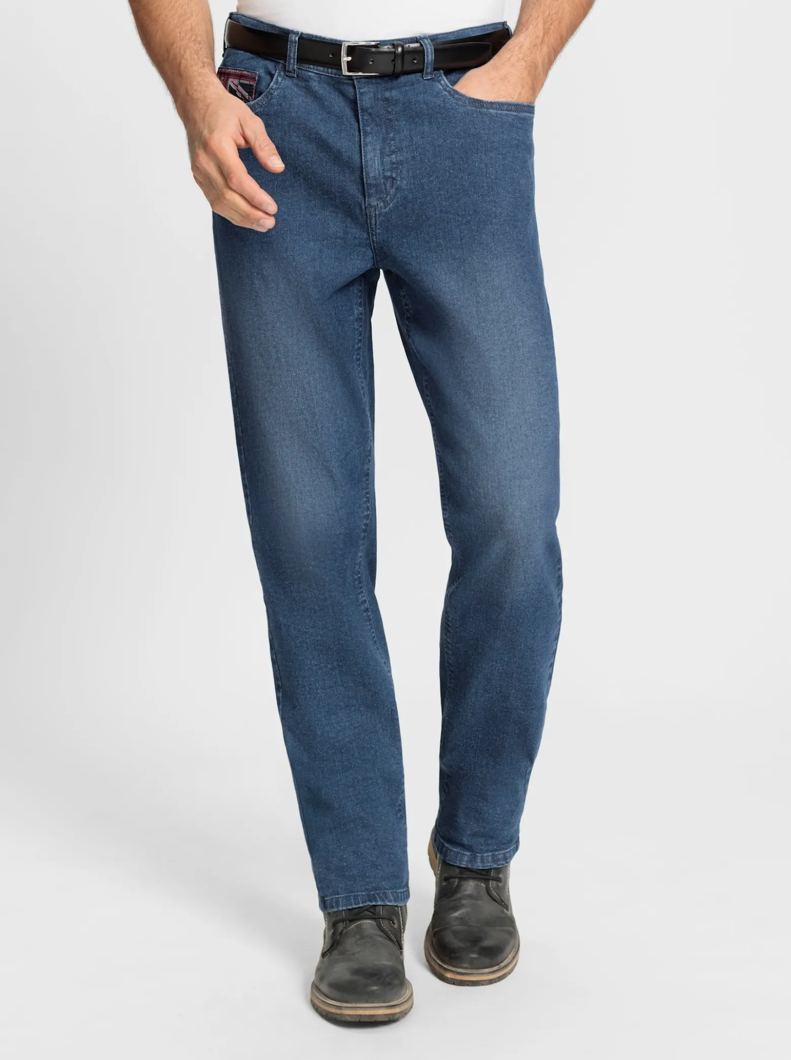 5-Pocket-Jeans mit Used-Effekt