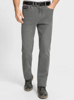 5-Pocket-Jeans mit Used-Effekt