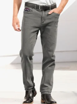 5-Pocket-Jeans mit Used-Effekt