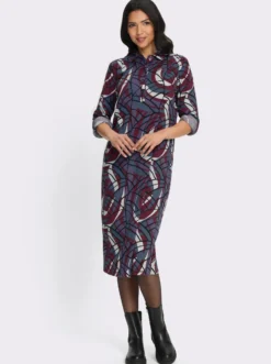 Polokleid im Baumwoll-Mix