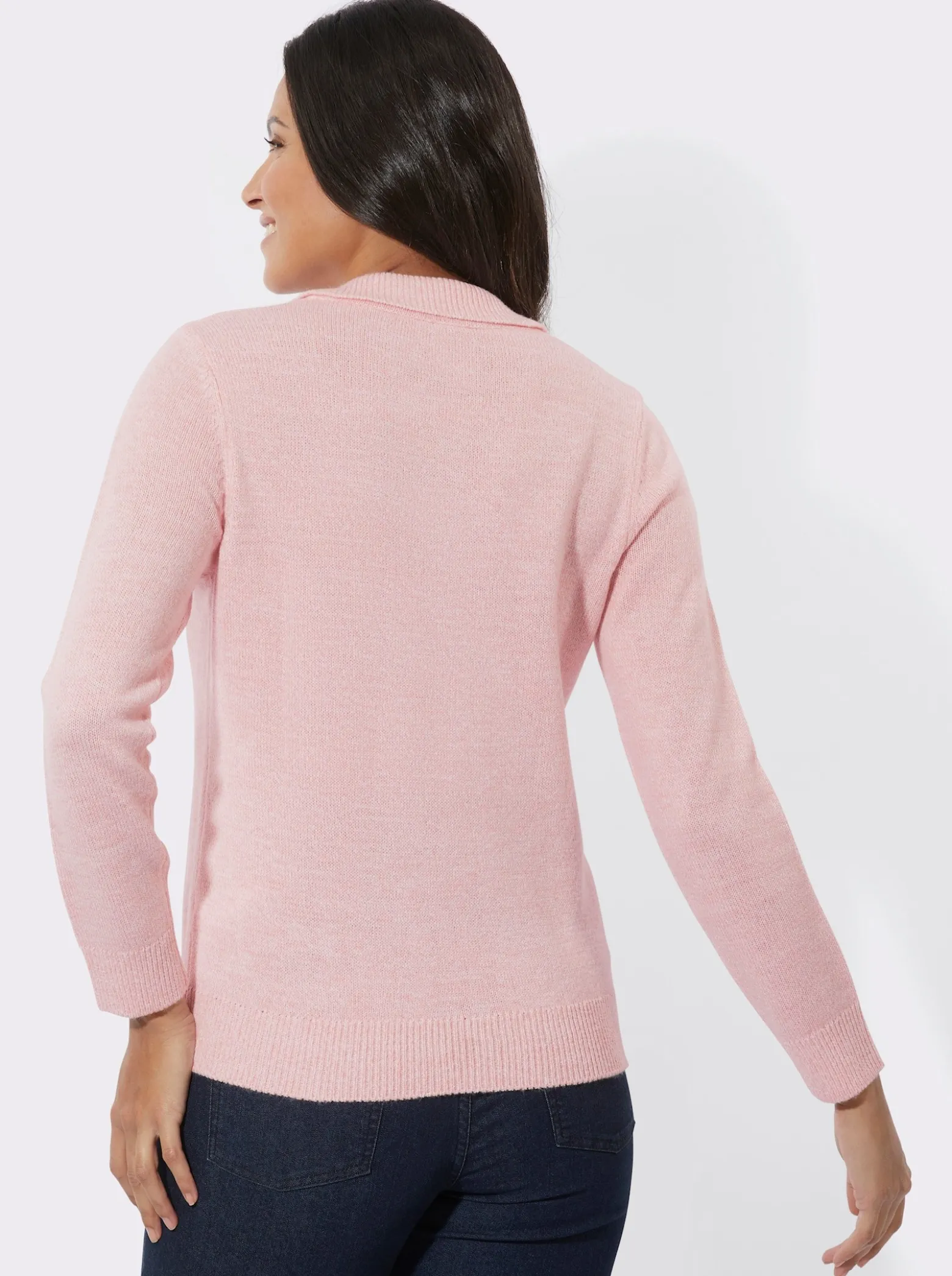 Polopullover mit Knopfleiste