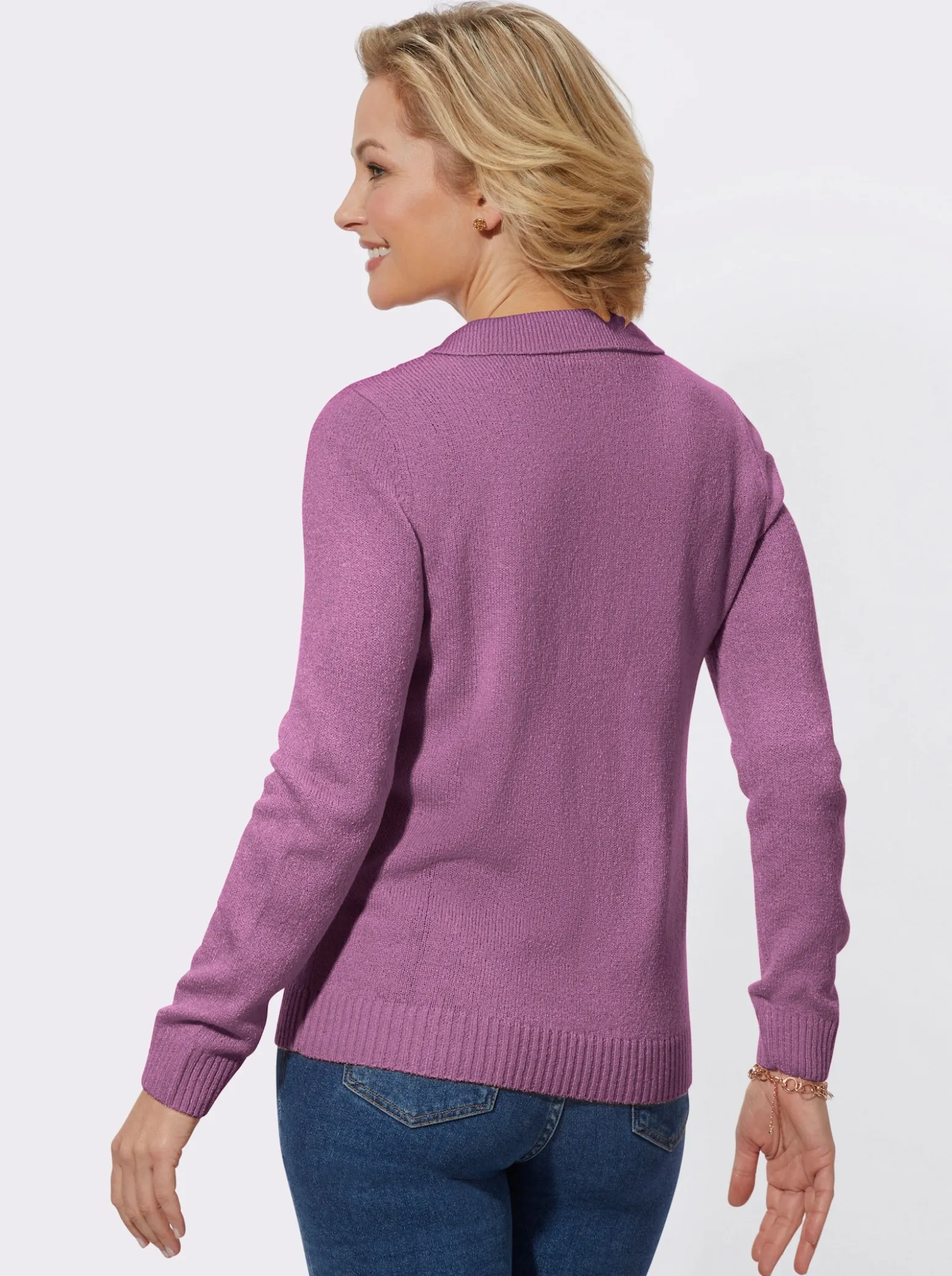 Polopullover mit Knöpfen