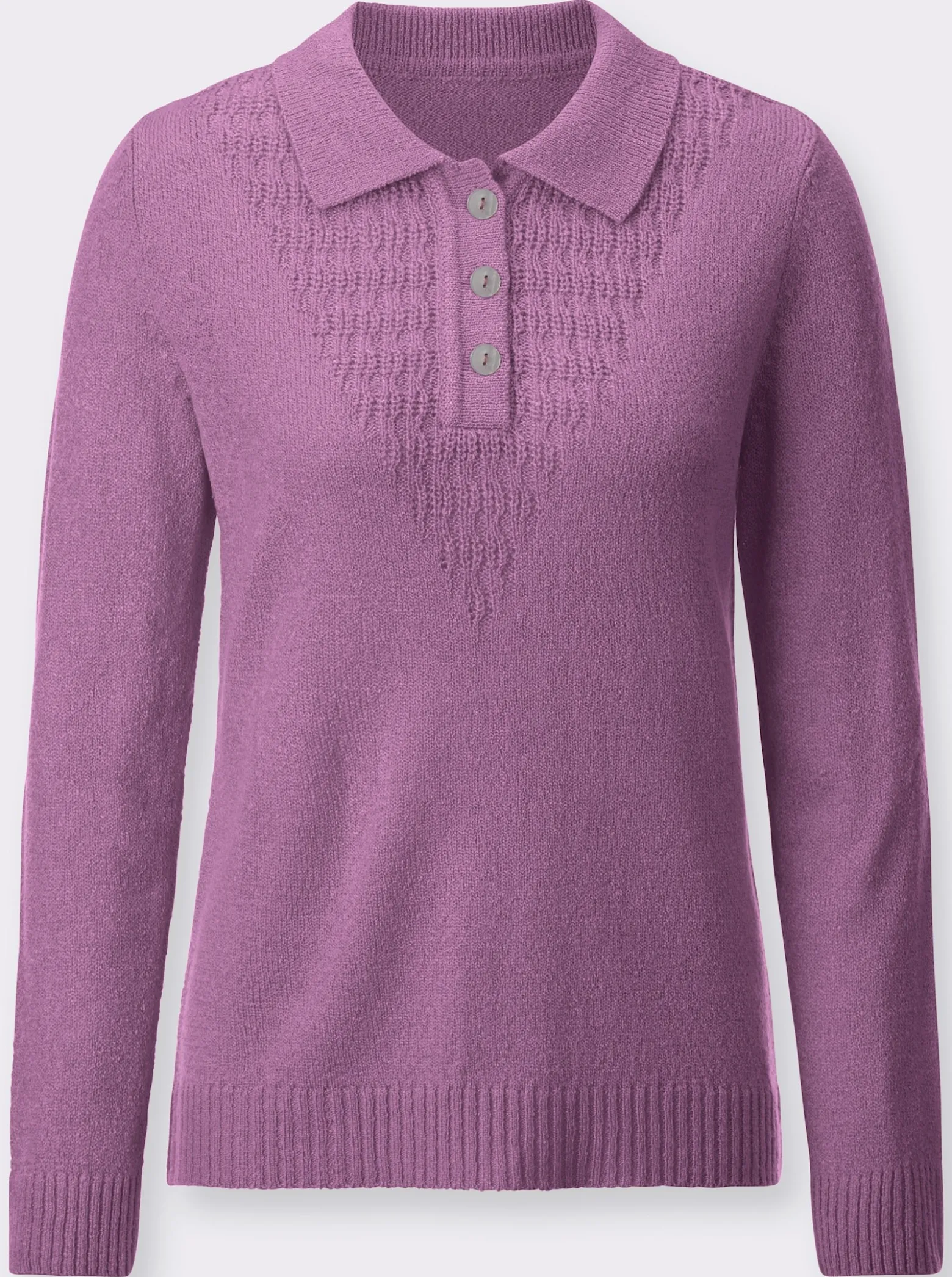 Polopullover mit Knöpfen