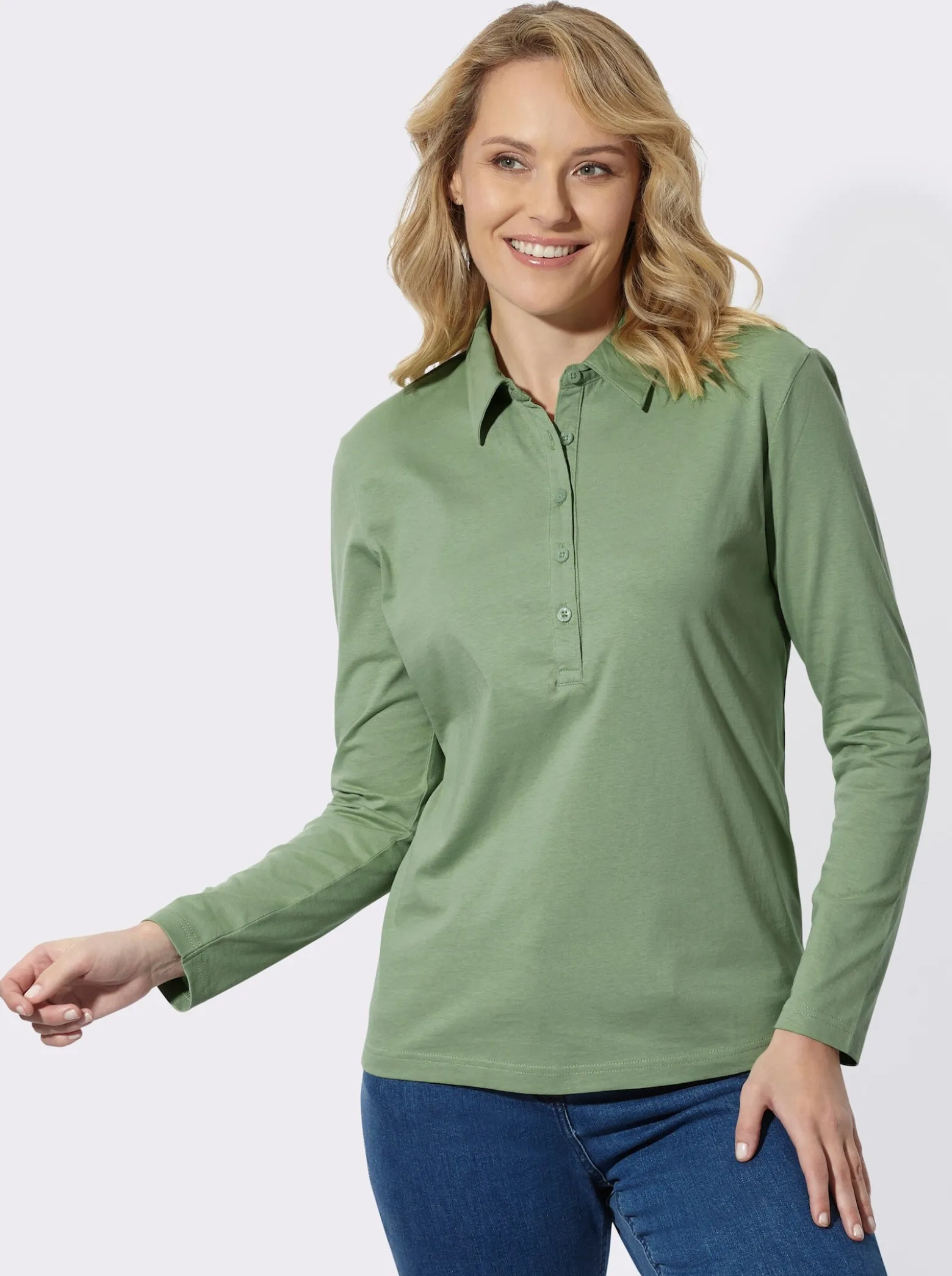 Poloshirt aus reiner Baumwolle