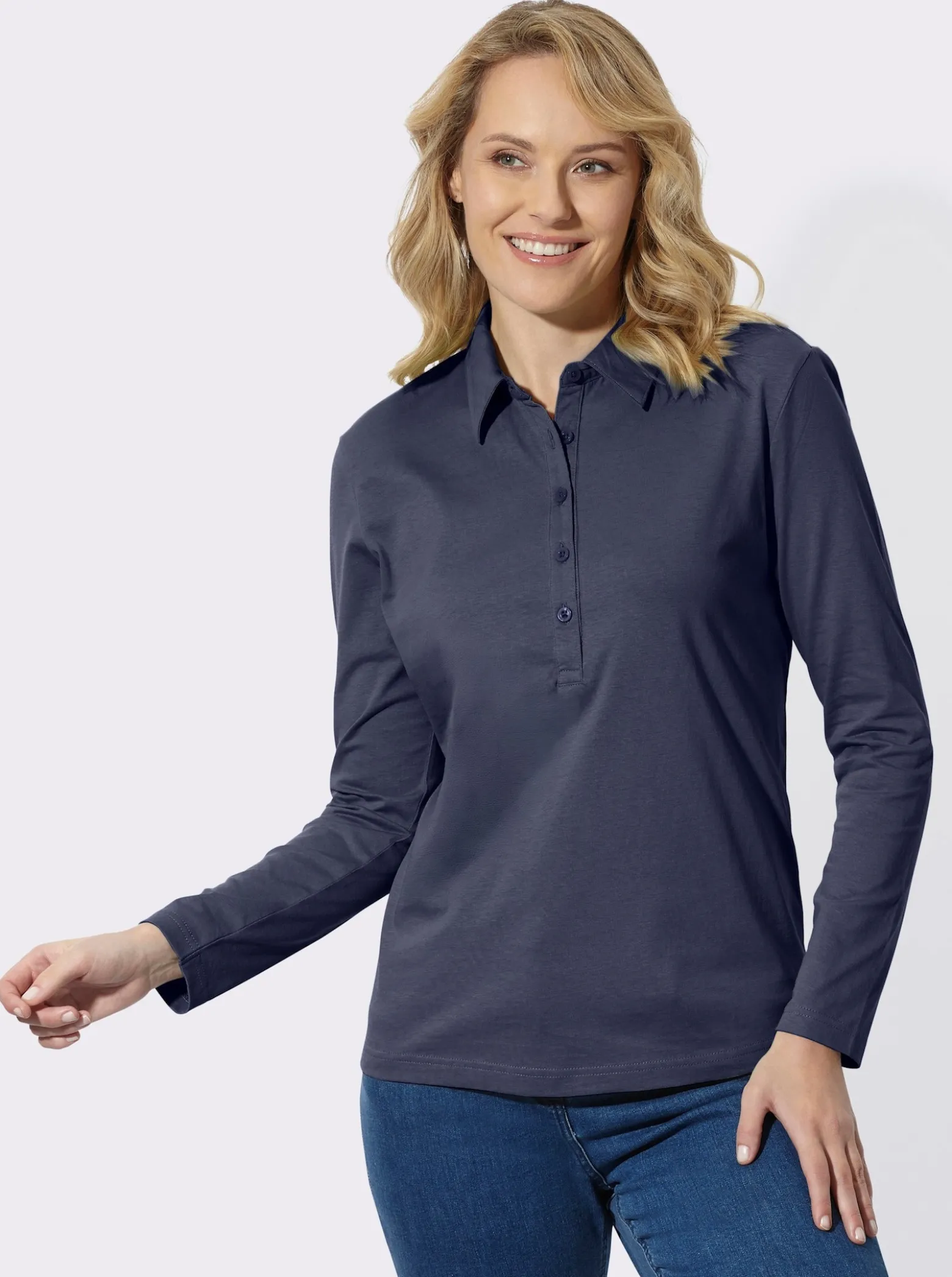 Poloshirt aus reiner Baumwolle