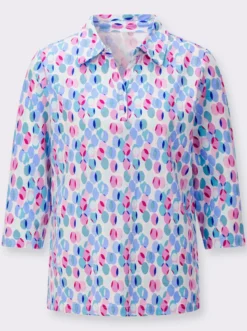 Poloshirt im Baumwoll/Modal-Mix