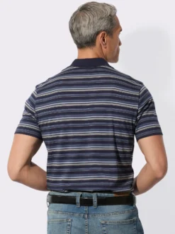 Poloshirt im Ringel-Dessin