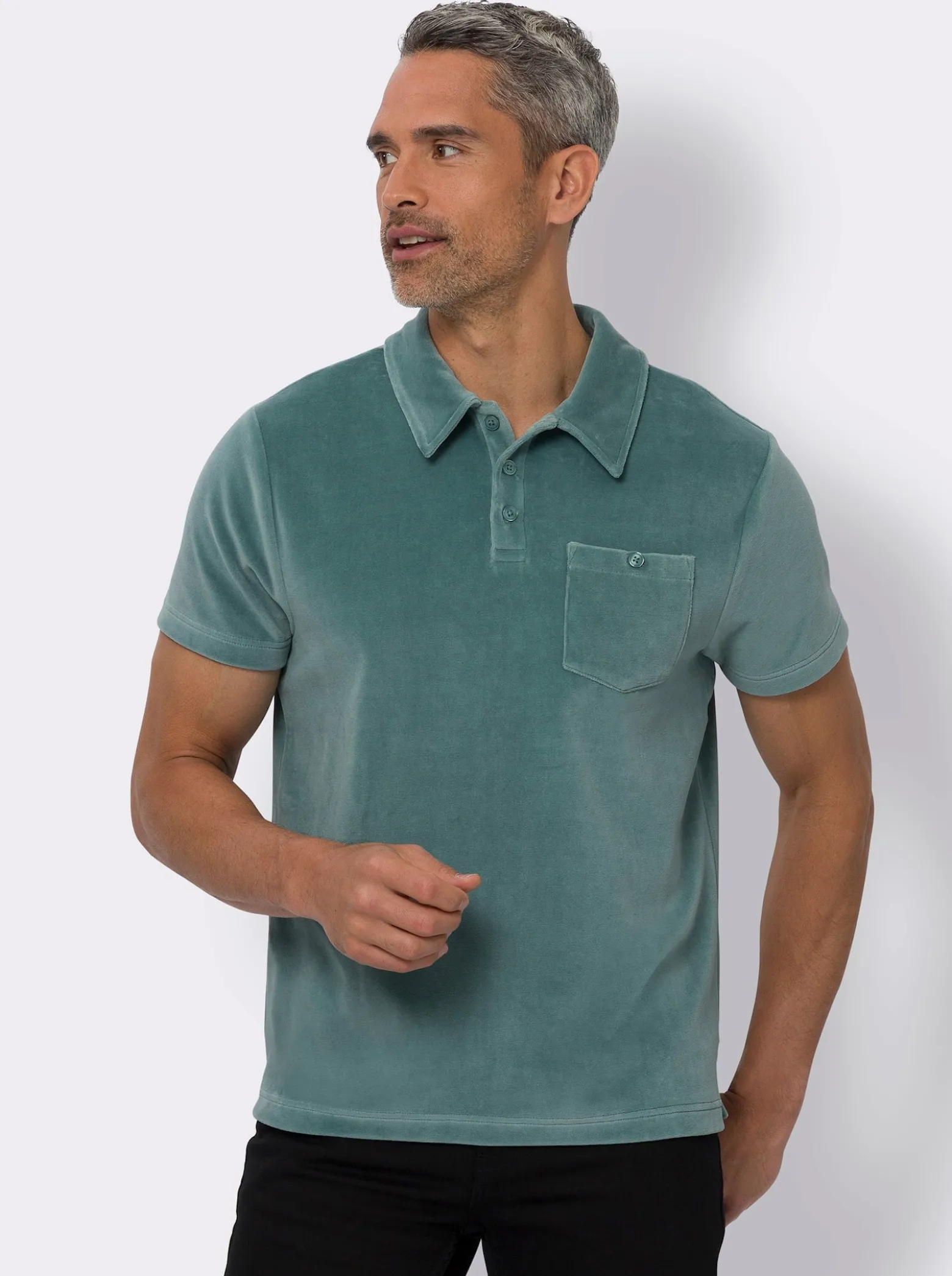Poloshirt in Nicki-Qualität