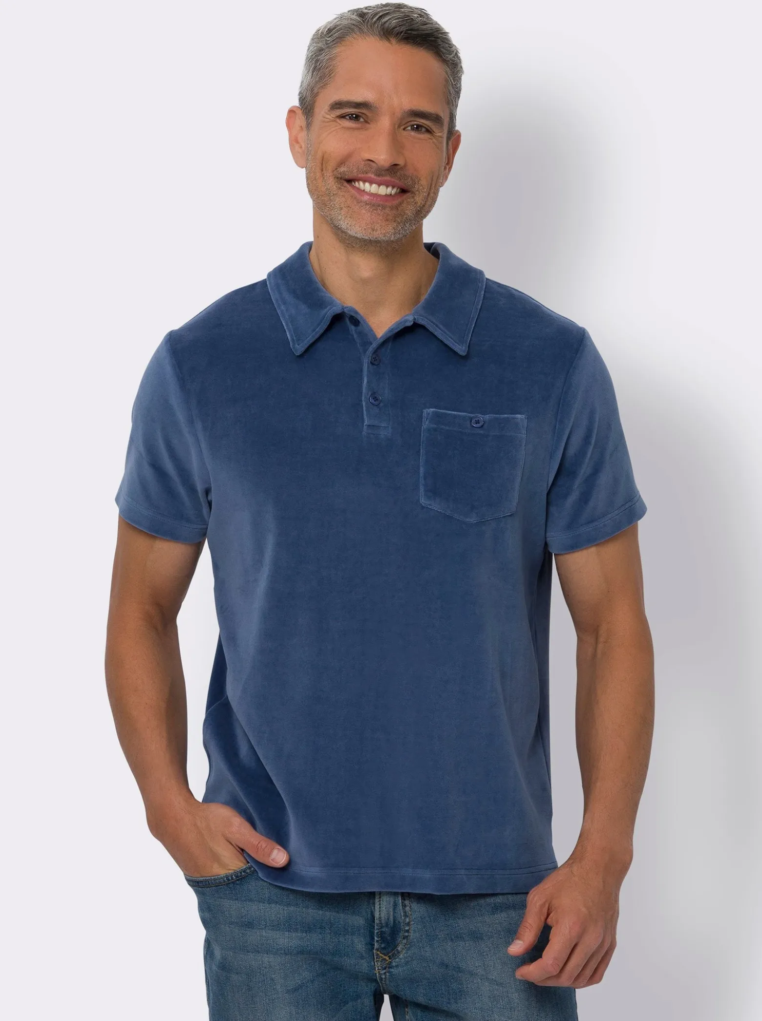 Poloshirt in Nicki-Qualität