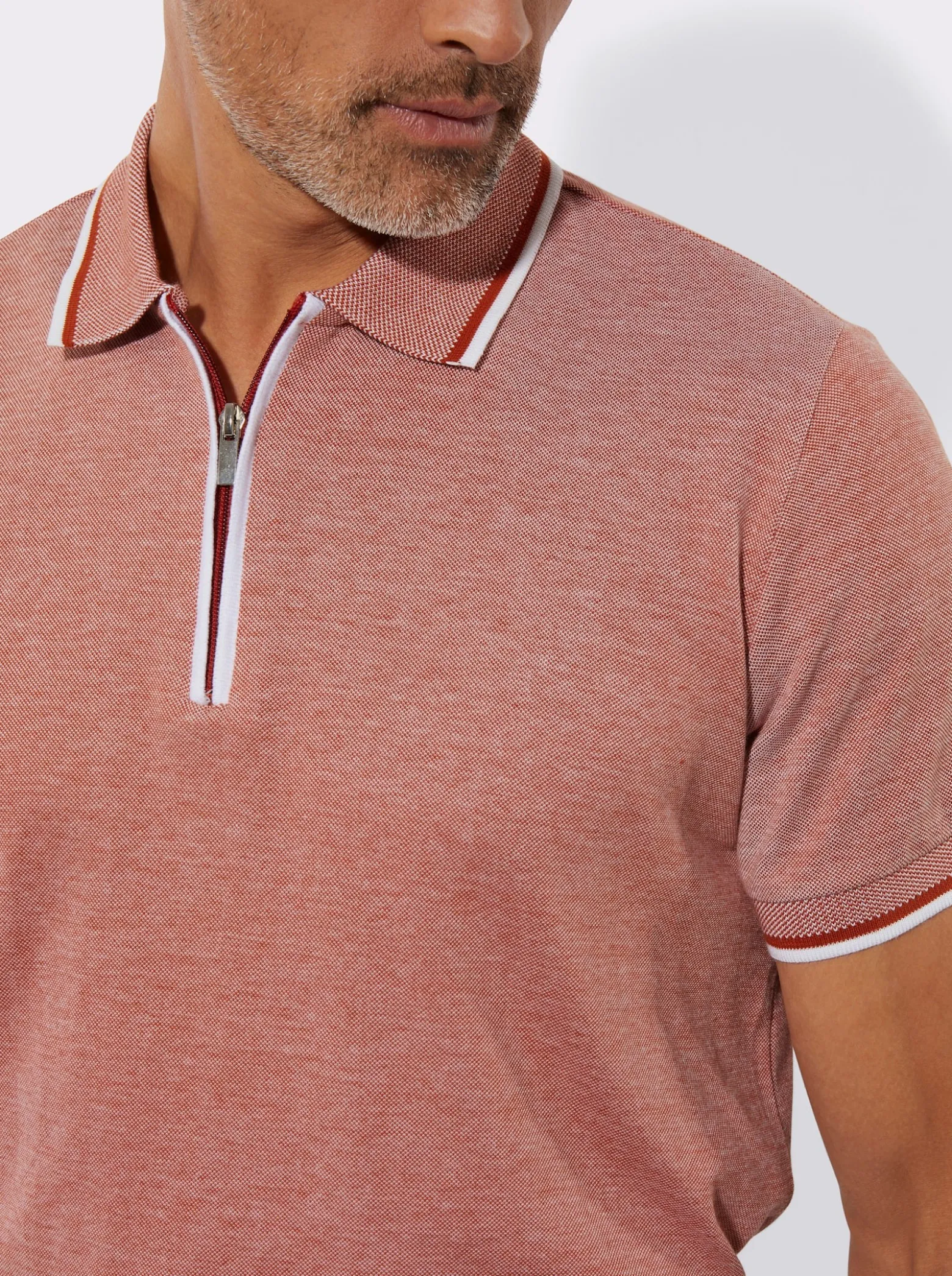 Poloshirt in Pikee-Qualität