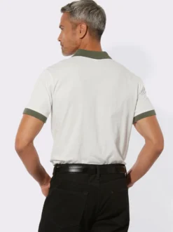 Poloshirt mit Druck im Vorderteil