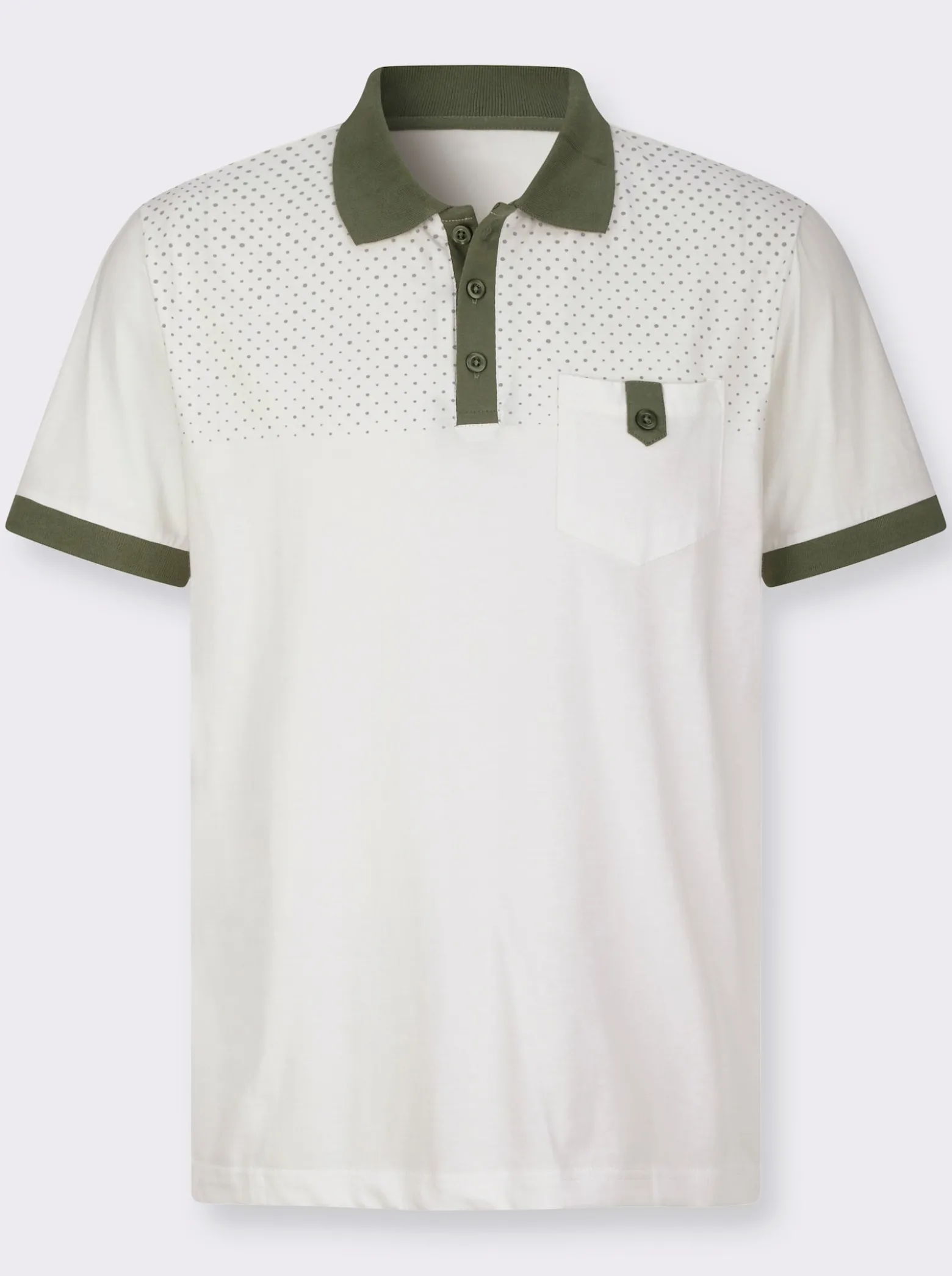 Poloshirt mit Druck im Vorderteil