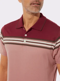 Poloshirt mit Farbkontrasten