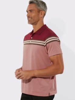 Poloshirt mit Farbkontrasten