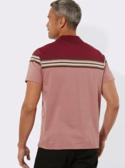 Poloshirt mit Farbkontrasten