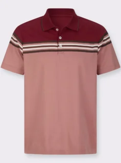 Poloshirt mit Farbkontrasten