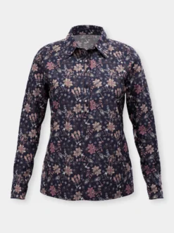 Poloshirt mit floralem Druck