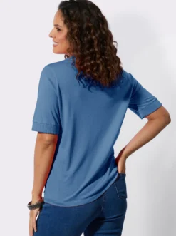 Poloshirt mit 2-in-1-Optik