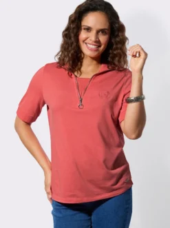 Poloshirt mit 2-in-1-Optik