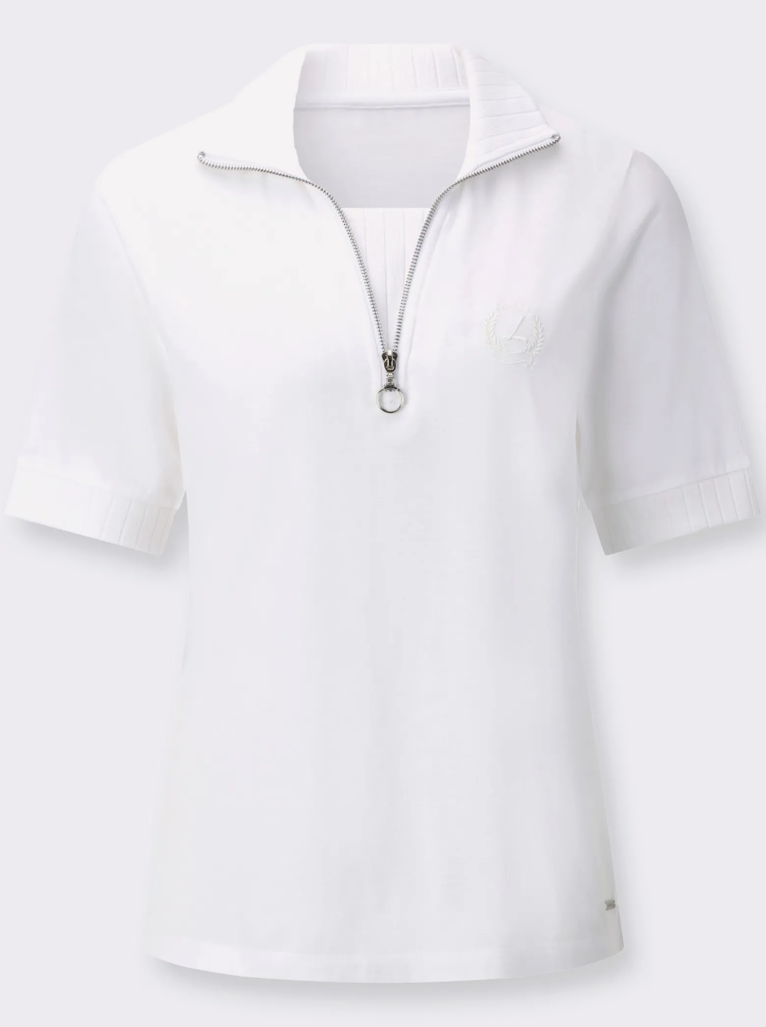 Poloshirt mit 2-in-1-Optik