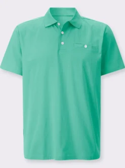 Poloshirt mit Knopfleiste