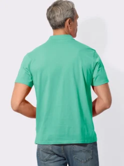 Poloshirt mit Knopfleiste