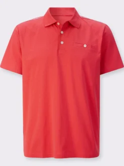 Poloshirt mit Knopfleiste