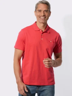 Poloshirt mit Knopfleiste