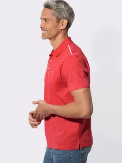 Poloshirt mit Knopfleiste