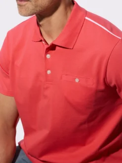 Poloshirt mit Knopfleiste