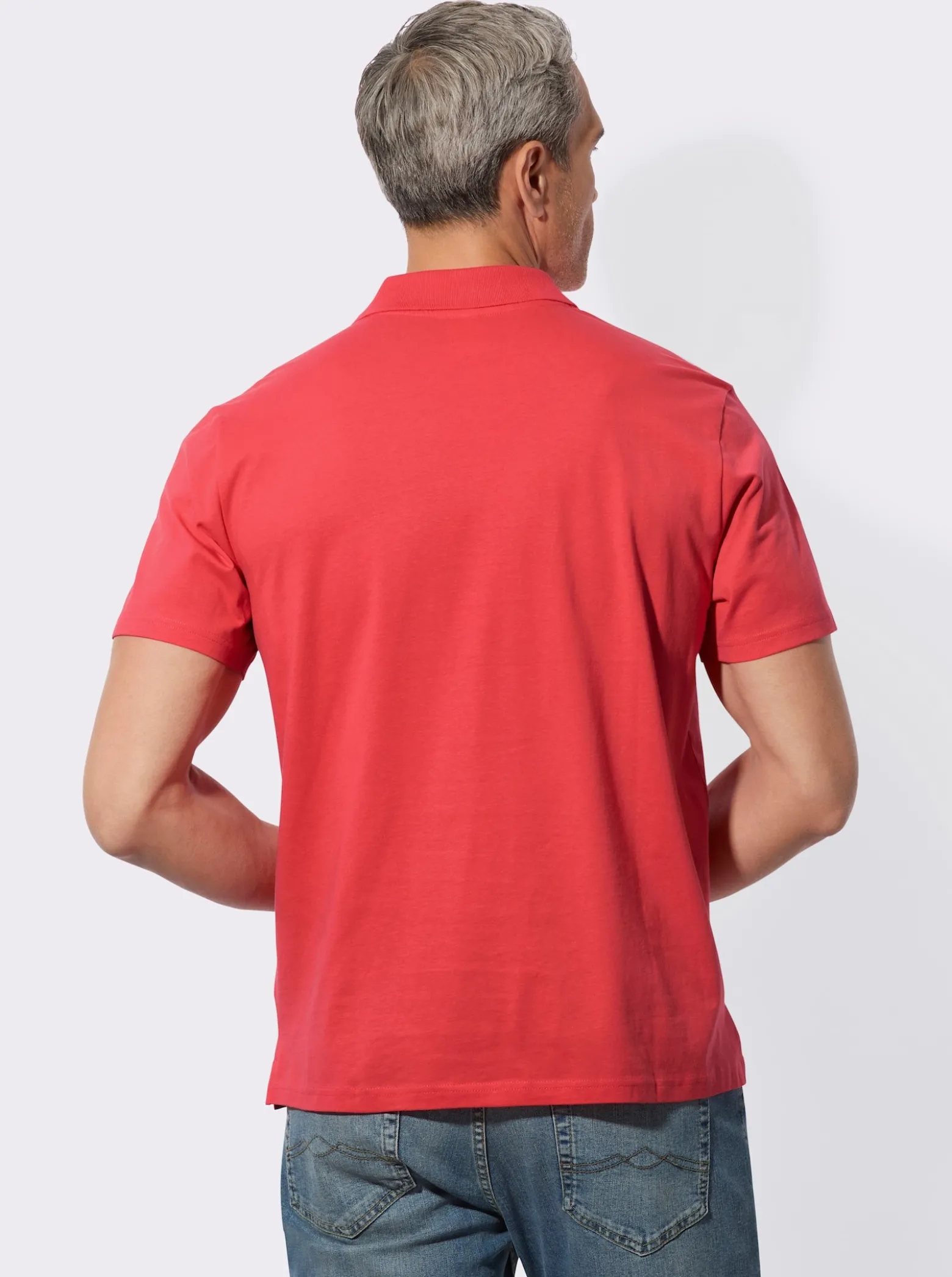 Poloshirt mit Knopfleiste