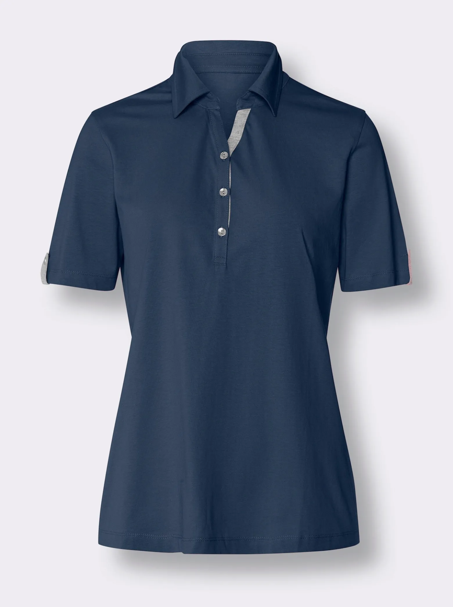 Poloshirt mit Kontrasten