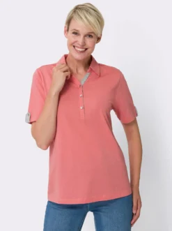 Poloshirt mit Kontrasten