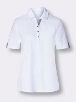 Poloshirt mit Kontrasten