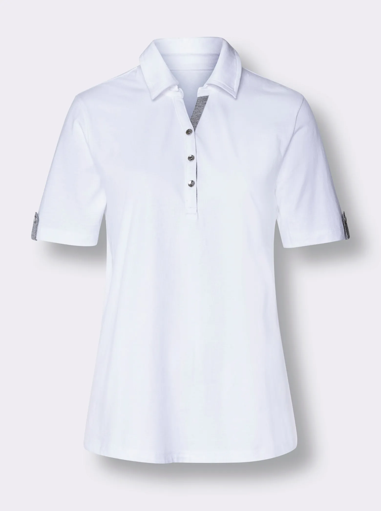Poloshirt mit Kontrasten