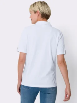 Poloshirt mit Kontrasten
