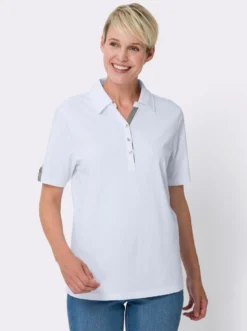 Poloshirt mit Kontrasten