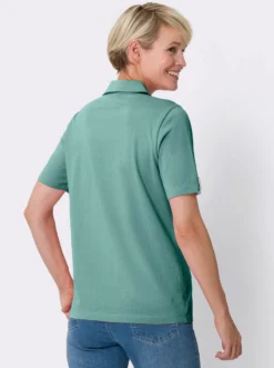 Poloshirt mit Kontrasten